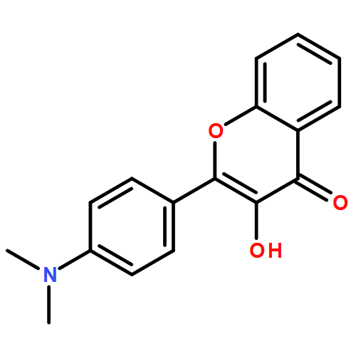 4H-1-Benzopyran-4-one, 2-[4-(dimethylamino)phenyl]-3-hydroxy-