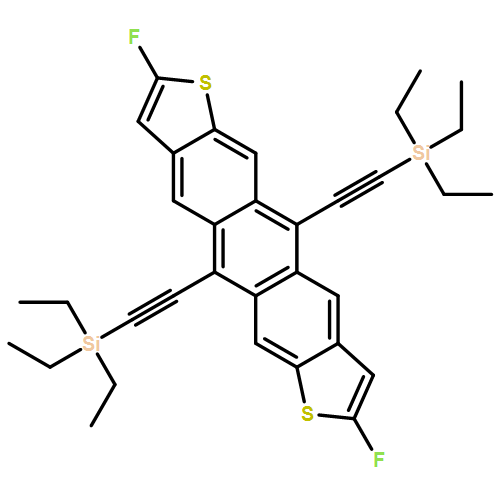 Anthra[2,3-b:6,7-b']dithiophene, 2,8-difluoro-5,11-bis[2-(triethylsilyl)ethynyl]-