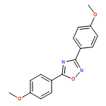 1,2,4-Oxadiazole, 3,5-bis(4-methoxyphenyl)-