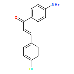 2-Propen-1-one, 1-(4-aminophenyl)-3-(4-chlorophenyl)-, (2E)-