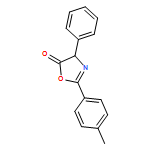 5(4H)-Oxazolone, 2-(4-methylphenyl)-4-phenyl-