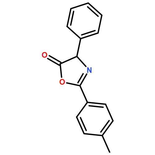 5(4H)-Oxazolone, 2-(4-methylphenyl)-4-phenyl-