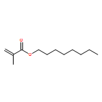 2-Propenoic acid, 2-methyl-, octyl ester