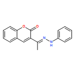 3-(n-anilino-c-methylcarbonimidoyl)chromen-2-one