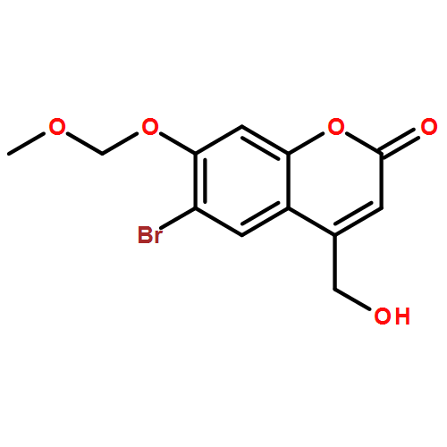 2H-1-Benzopyran-4-acetic acid, 6-bromo-7-(methoxymethoxy)-2-oxo-