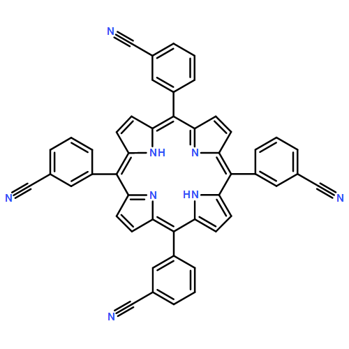 Benzonitrile, 3,3',3'',3'''-(21H,23H-porphine-5,10,15,20-tetrayl)tetrakis-