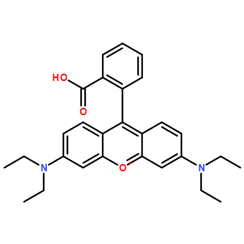 Xanthylium, 9-(2-carboxyphenyl)-3,6-bis(diethylamino)-