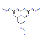 1,3,4,6,7,9,9b-Heptaazaphenalene, 2,5,8-triazido-