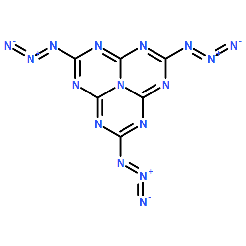 1,3,4,6,7,9,9b-Heptaazaphenalene, 2,5,8-triazido-