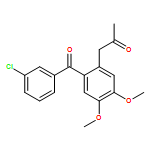 1-[2-(3-CHLOROBENZOYL)-4,5-DIMETHOXYPHENYL]PROPAN-2-ONE