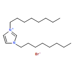 1H-Imidazolium, 1,3-dioctyl-, bromide