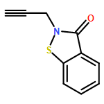 1,2-Benzisothiazol-3(2H)-one, 2-(2-propyn-1-yl)-