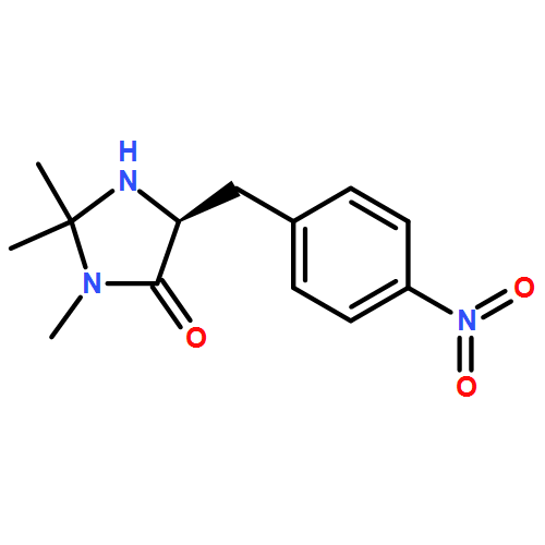 4-Imidazolidinone, 2,2,3-trimethyl-5-[(4-nitrophenyl)methyl]-, (5S)-