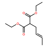 Propanedioic acid, 2-(2-buten-1-yl)-, 1,3-diethyl ester