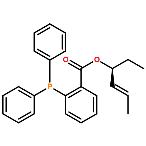 Benzoic acid, 2-(diphenylphosphino)-, (1S,2E)-1-ethyl-2-buten-1-yl ester