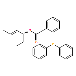 Benzoic acid, 2-(diphenylphosphino)-, (1R,2E)-1-ethyl-2-buten-1-yl ester