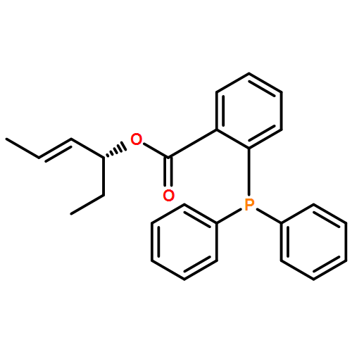 Benzoic acid, 2-(diphenylphosphino)-, (1R,2E)-1-ethyl-2-buten-1-yl ester