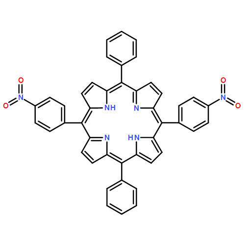 21H,23H-Porphine, 5,15-bis(4-nitrophenyl)-10,20-diphenyl-