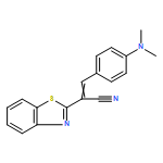 (E)-2-(Benzo[d]thiazol-2-yl)-3-(4-(dimethylamino)phenyl)acrylonitrile