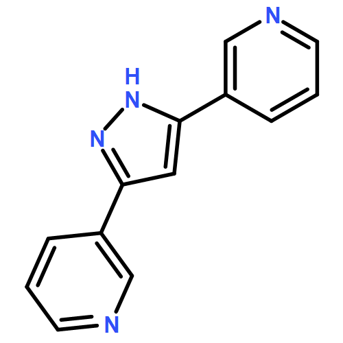 Pyridine, 3,3'-(1H-pyrazole-3,5-diyl)bis-