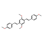 Benzene, 1,4-dimethoxy-2,5-bis[2-(4-methoxyphenyl)ethenyl]-