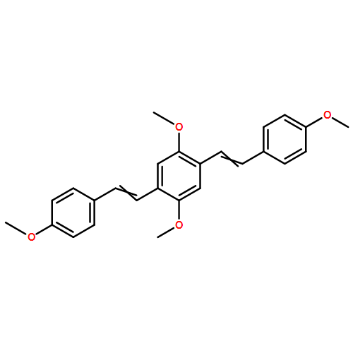 Benzene, 1,4-dimethoxy-2,5-bis[2-(4-methoxyphenyl)ethenyl]-