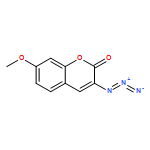 2H-1-Benzopyran-2-one, 3-azido-7-methoxy-