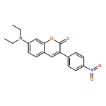 2H-1-Benzopyran-2-one, 7-(diethylamino)-3-(4-nitrophenyl)-