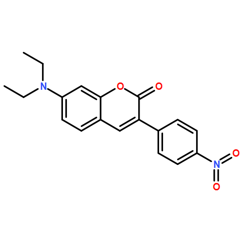 2H-1-Benzopyran-2-one, 7-(diethylamino)-3-(4-nitrophenyl)-