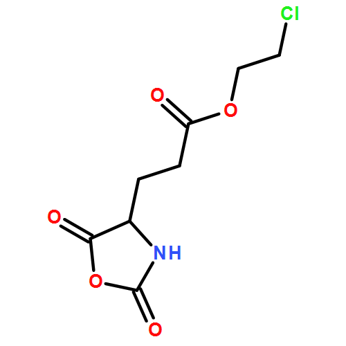 4-Oxazolidinepropanoic acid, 2,5-dioxo-, 2-chloroethyl ester, (4S)-