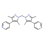 Pyridine, 4,4'-[methylenebis(3,5-dimethyl-1H-pyrazole-1,4-diyl)]bis-