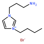 1H-Imidazolium, 1-(3-aminopropyl)-3-butyl-, bromide