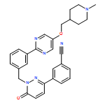 Benzonitrile, 3-[1,6-dihydro-1-[[3-[5-[(1-methyl-4-piperidinyl)methoxy]-2-pyrimidinyl]phenyl]methyl]-6-oxo-3-pyridazinyl]-