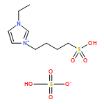 1H-Imidazolium, 1-ethyl-3-(4-sulfobutyl)-, sulfate (1:1)