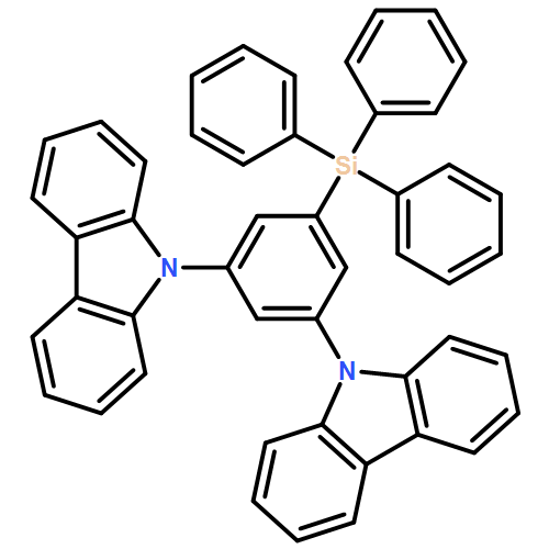 9H-Carbazole, 9,9'-[5-(triphenylsilyl)-1,3-phenylene]bis-