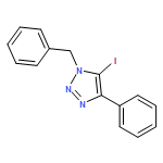 1H-1,2,3-Triazole, 5-iodo-4-phenyl-1-(phenylmethyl)-