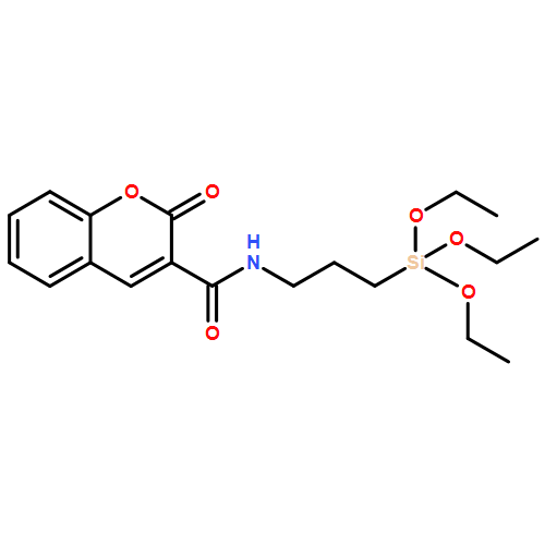 2H-1-Benzopyran-3-carboxamide, 2-oxo-N-[3-(triethoxysilyl)propyl]-