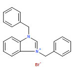 1H-Benzimidazolium, 1,3-bis(phenylmethyl)-, bromide