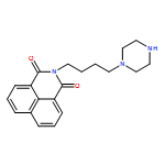 1H-Benz[de]isoquinoline-1,3(2H)-dione, 2-[4-(1-piperazinyl)butyl]-