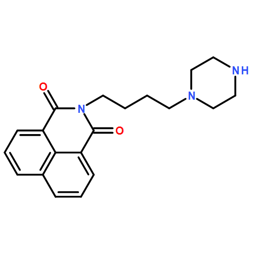 1H-Benz[de]isoquinoline-1,3(2H)-dione, 2-[4-(1-piperazinyl)butyl]-