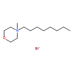 Morpholinium, 4-methyl-4-octyl-, bromide