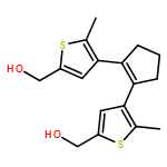 2-Thiophenemethanol, 4,4'-(1-cyclopentene-1,2-diyl)bis[5-methyl-