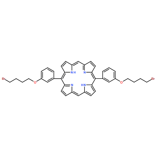 21H,23H-Porphine, 5,15-bis[3-(4-bromobutoxy)phenyl]-