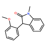 3-(2-METHOXYPHENYL)-1-METHYL-3H-INDOL-2-ONE