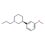 Piperidine, 3-(3-methoxyphenyl)-1-propyl-, (S)-