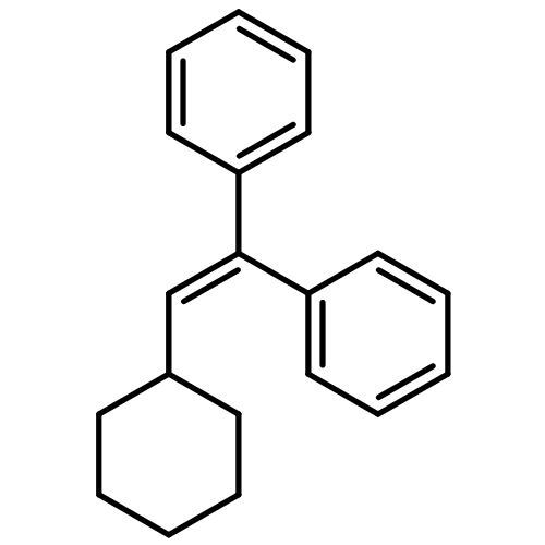 Benzene, 1,1'-(2-cyclohexylethenylidene)bis-