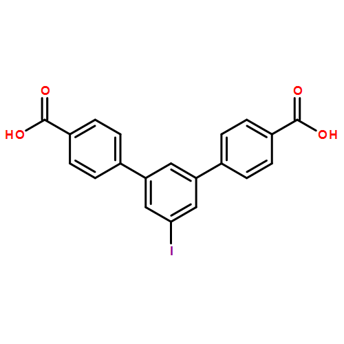 [1,1':3',1''-Terphenyl]-4,4''-dicarboxylic acid, 5'-iodo-