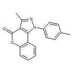 3-METHYL-1-(4-METHYLPHENYL)CHROMENO[4,3-C]PYRAZOL-4-ONE