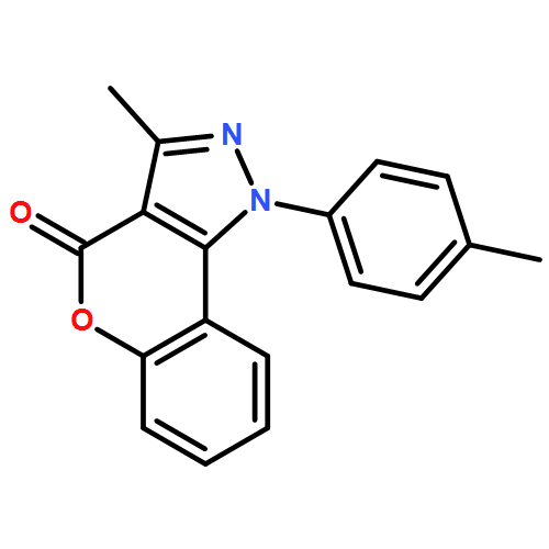 3-METHYL-1-(4-METHYLPHENYL)CHROMENO[4,3-C]PYRAZOL-4-ONE