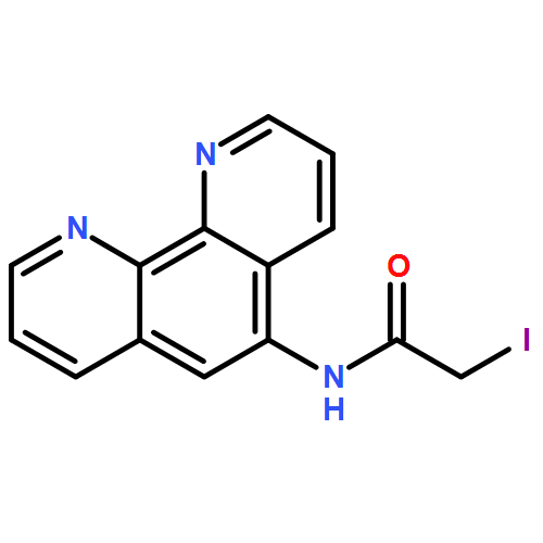 Acetamide, 2-iodo-N-1,10-phenanthrolin-5-yl-